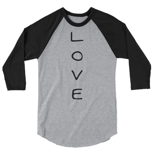 3/4 sleeve raglan LOVE shirt
