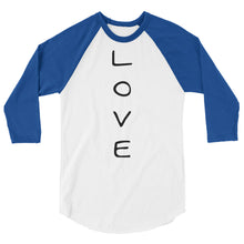 3/4 sleeve raglan LOVE shirt