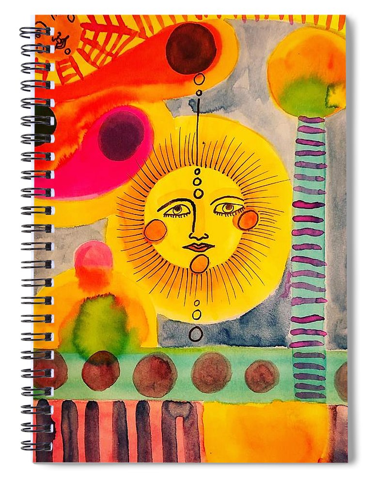Sunshine In The City  - Spiral Notebook
