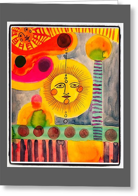 Sunshine In The City  - Greeting Card